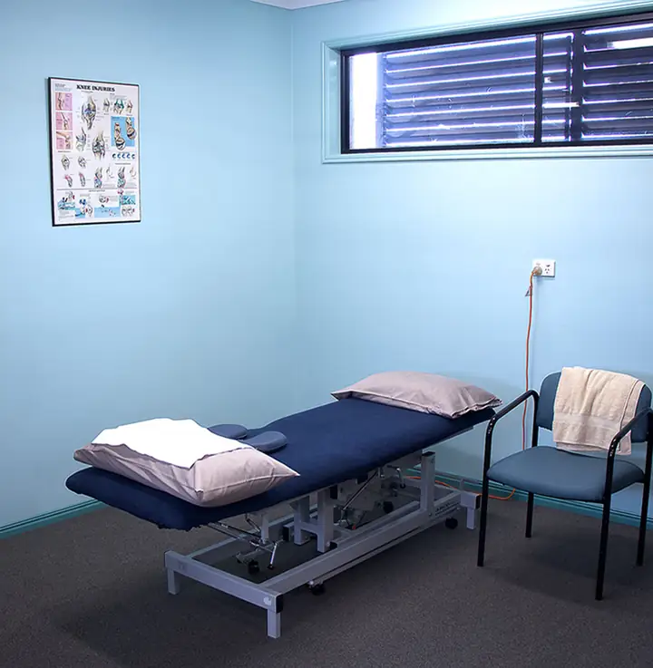 Treatment room at Redcliffe Physiotherapy